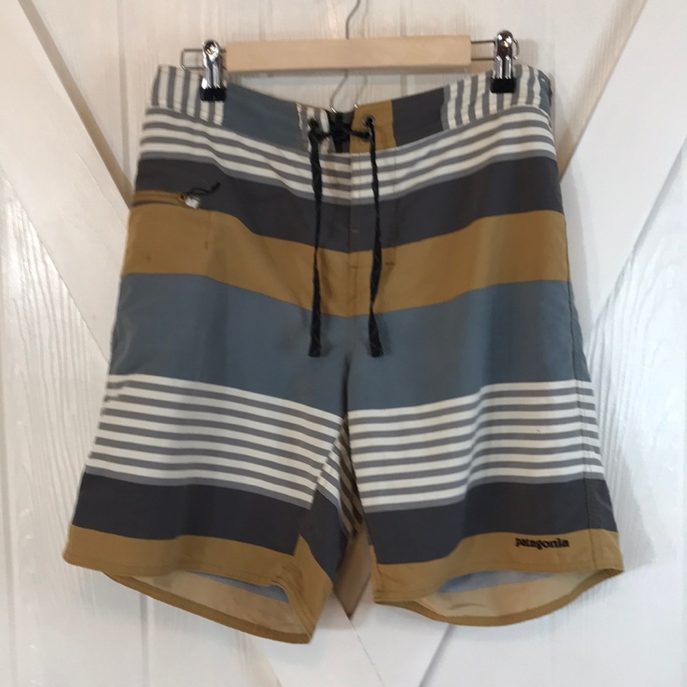 Patagonia striped board shorts